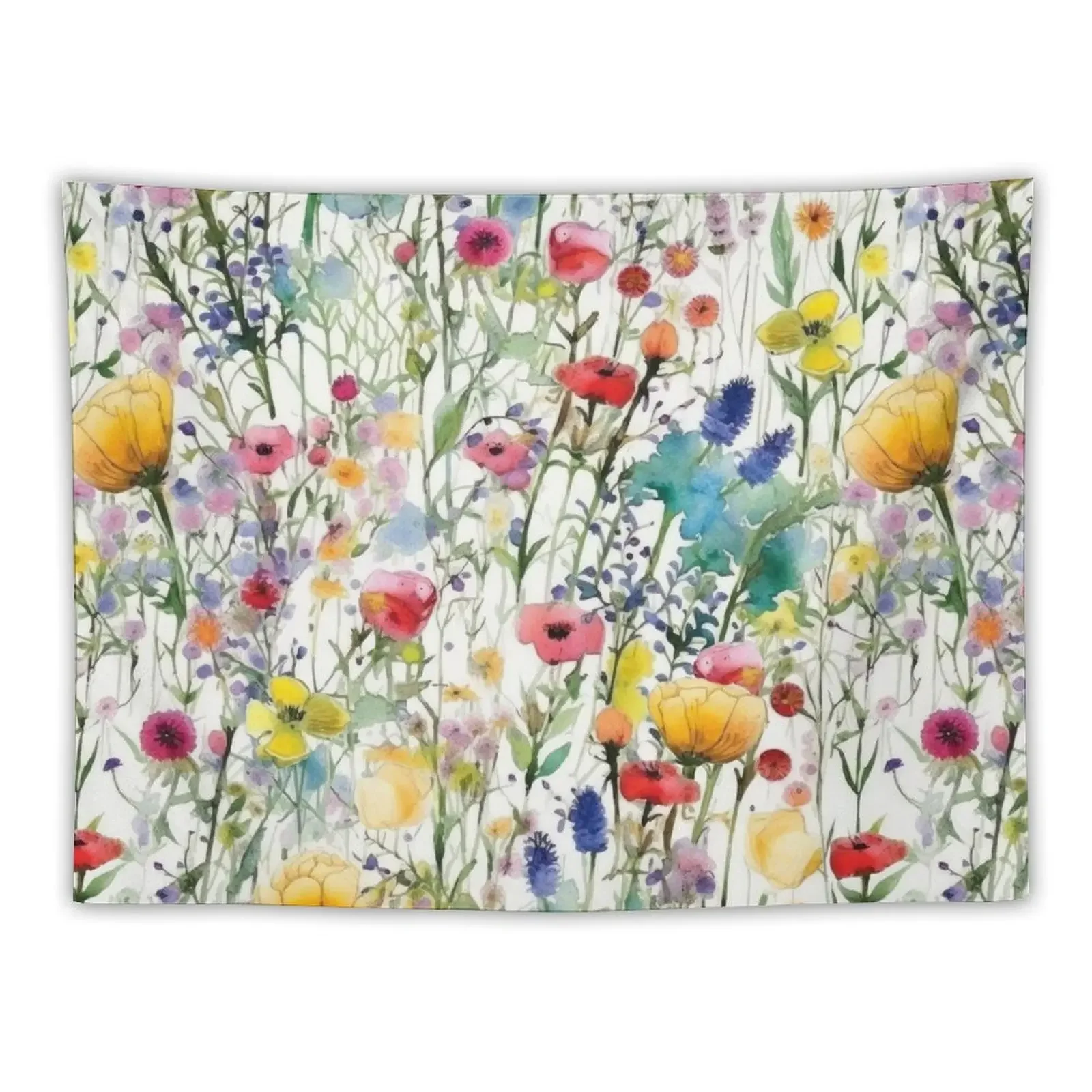 

The cute watercolor wildflower meadow 3 Tapestry Room Decoration Accessories Outdoor Decoration Tapestry