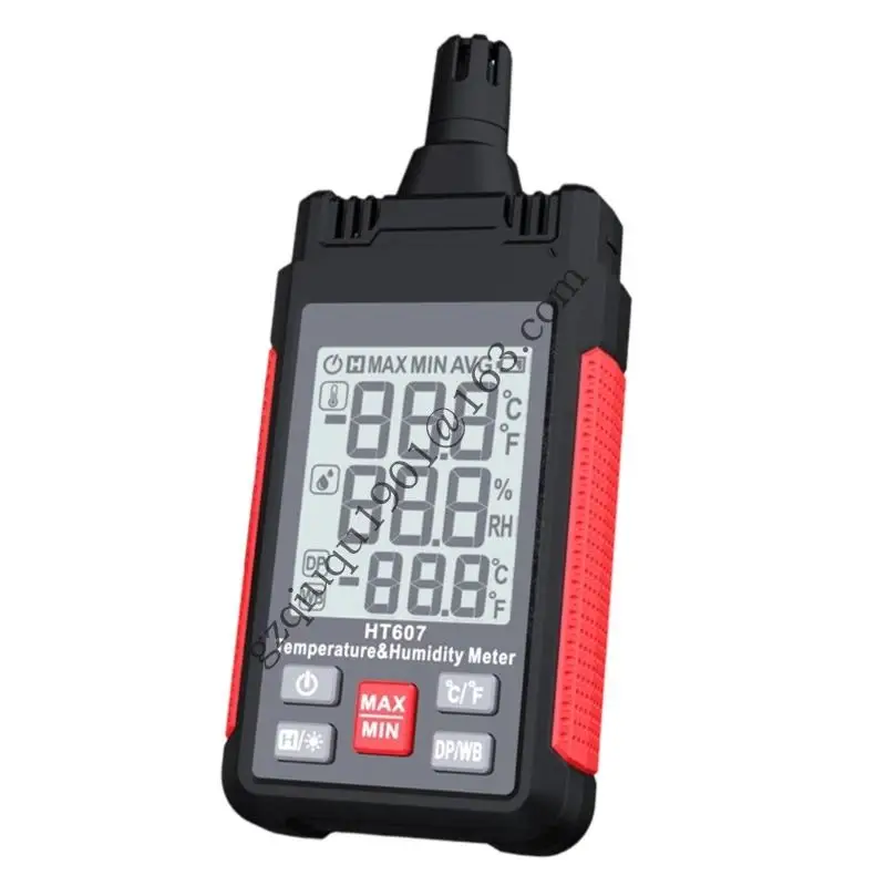 LCD 백라이트 온도 온도 습도 습도가 이슬점 습식 전구 데이터는 실내 사용을위한 디지털 히그로미터를 유지합니다.