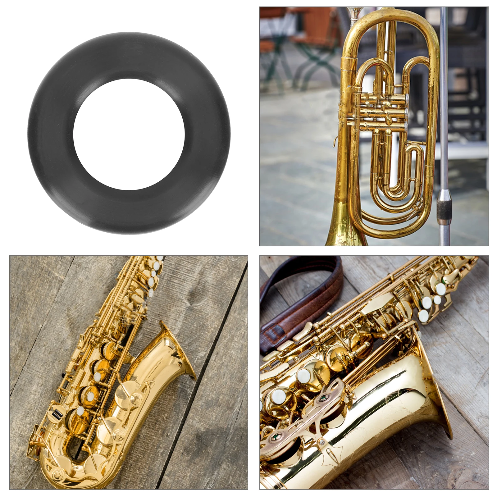 

Silicone Saxophone for Alto Sax Noise Reduction Musical Accessories Black Easy Silicone Saxophone Mute Practical Tool