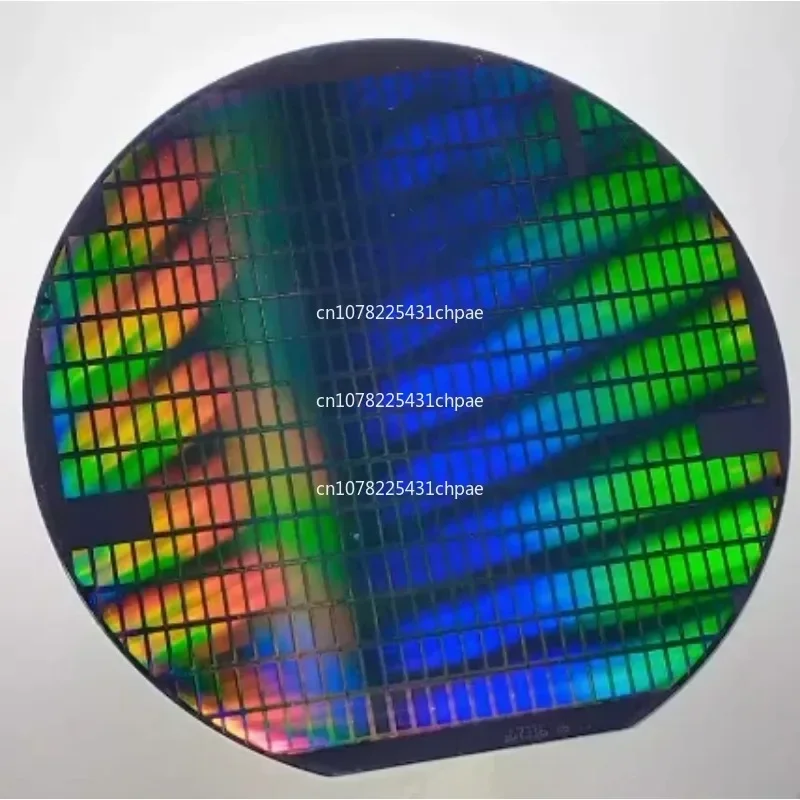 New Silicon Wafer 8 Inch CPU Wafer Lithography Circuit Chip Semiconductor Teaching Test Chip