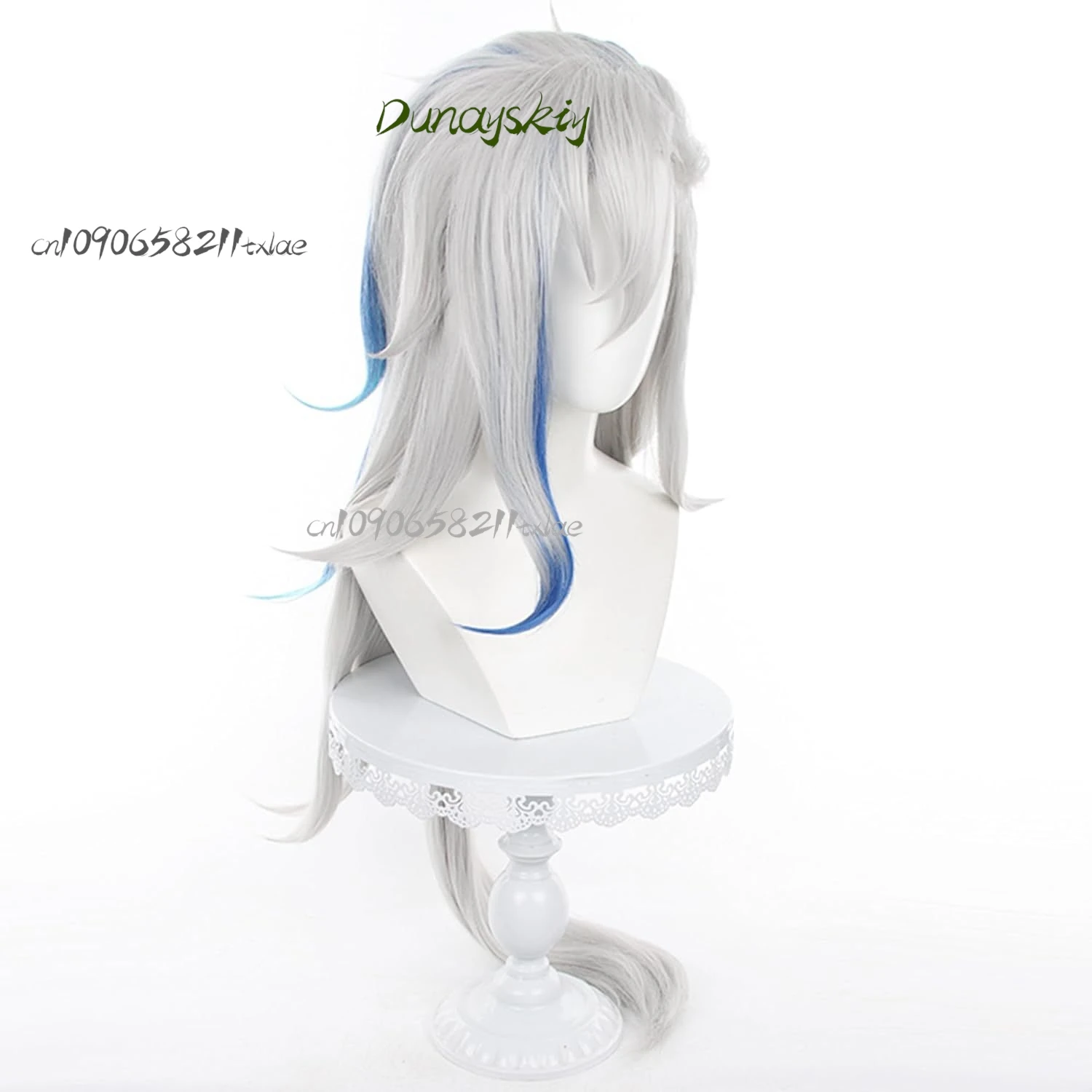 جينشين إمباكت نيوفيليت شعر مستعار تأثيري قسط مقاومة للحرارة الاصطناعية الشعر التدرج يسلط الضوء على مجموعة شعر مستعار كامل Halloween2025 جديد