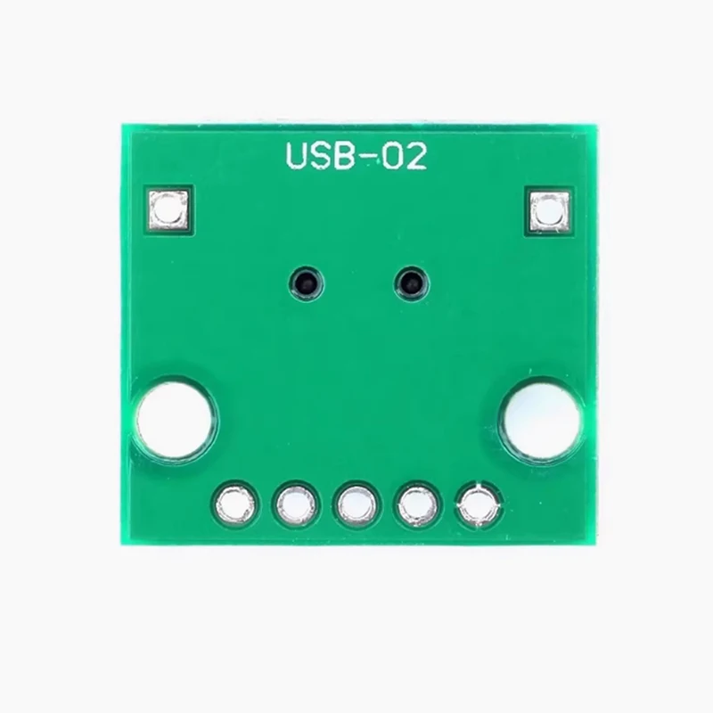 1Pcs Mini USB to DIP 2.54mm Adapter Connector Module Board Panel Female 5-Pin  2.54mm Mini USB PCB Type Parts ﻿