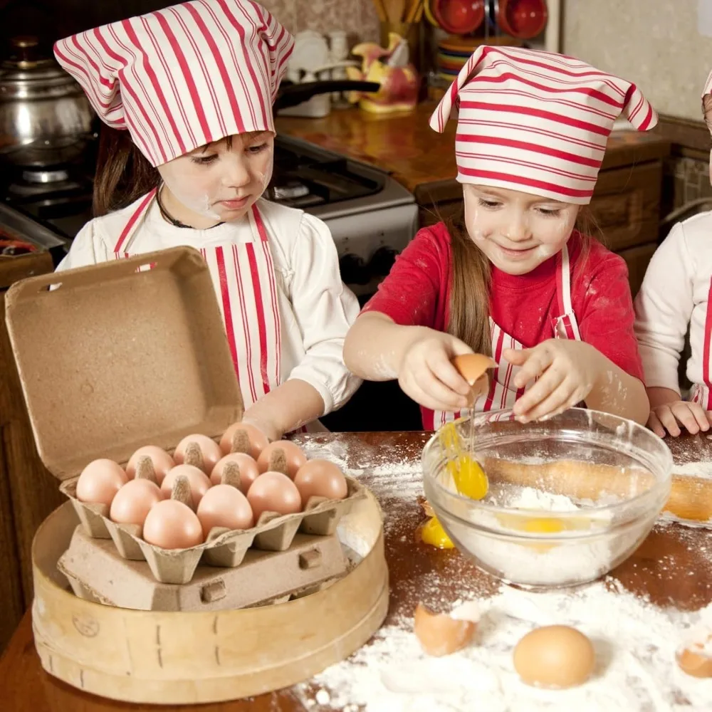 

Garden Natural Color 150 Pcs Egg Cartons Bulk 3x4 Style Egg Storage Containers Holder for Fresh Duck Quail Kitchen Farmhouse