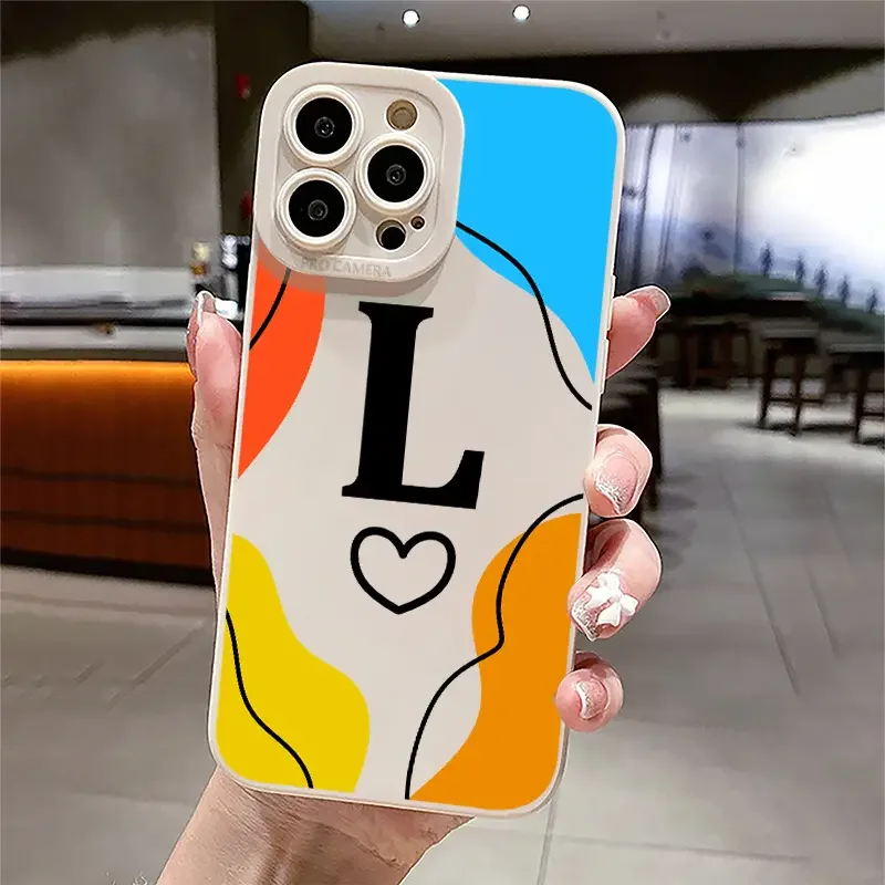 

Case For Samsung A55 Cases Galaxy S24 Ultra Case English Letters Pattern Case For A35 A15 A34 A54 A33 A53 S23 FE S22 Plus Cover