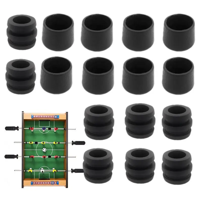 Foosball Bushing Foosball Table Shafts Covers Parts Table Football Board Bearings Soft Rubber Foosball Bumper Table Football