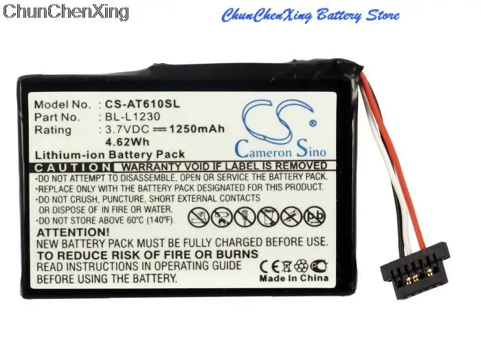 Cameron Sino 1250mAh Battery BL-L1230 for Airis T610, T620, T920, T920A, T920E, T920EF