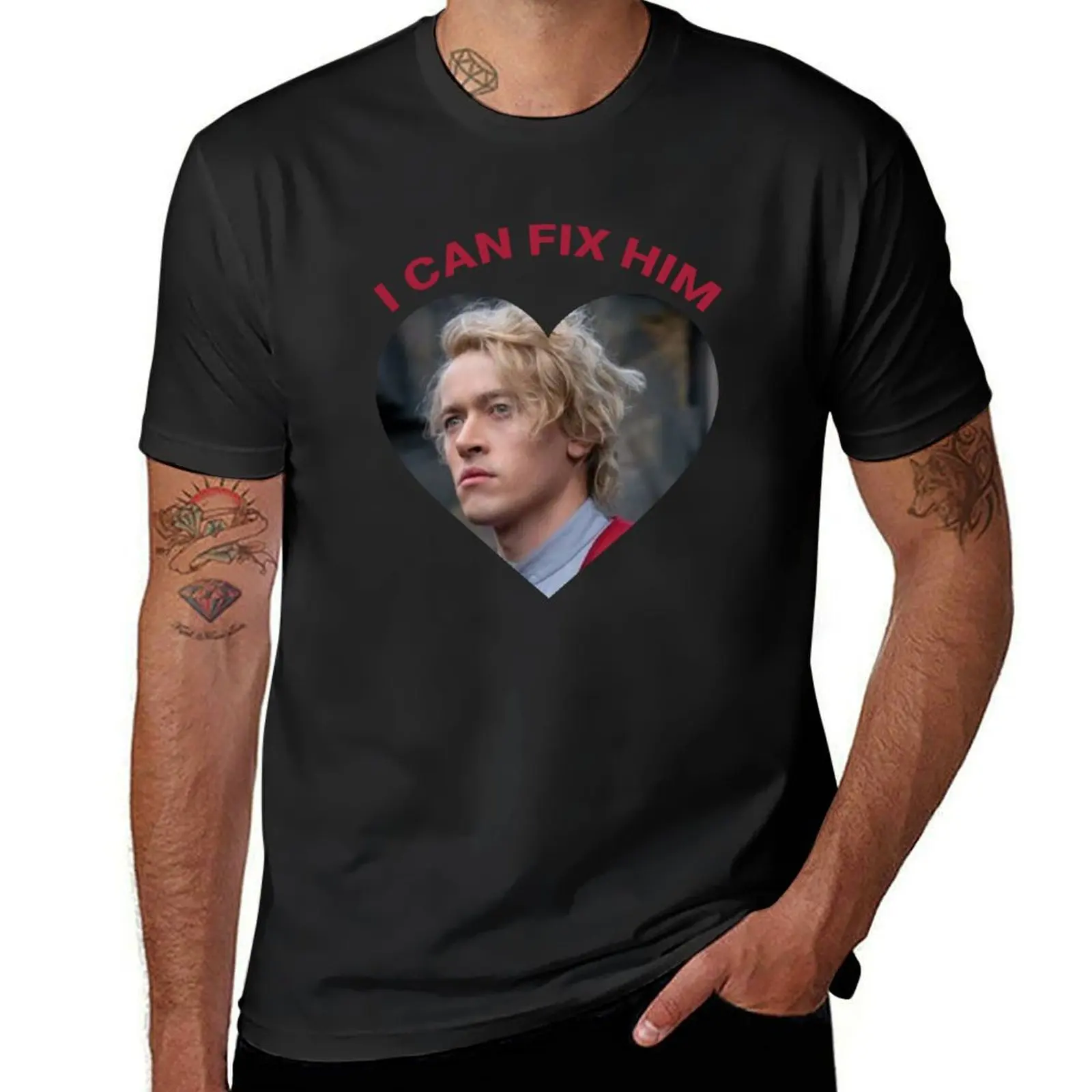 coriolanus snow i can fix him T-Shirt sweat kawaii clothes Aesthetic clothing Blouse plain black t shirts men