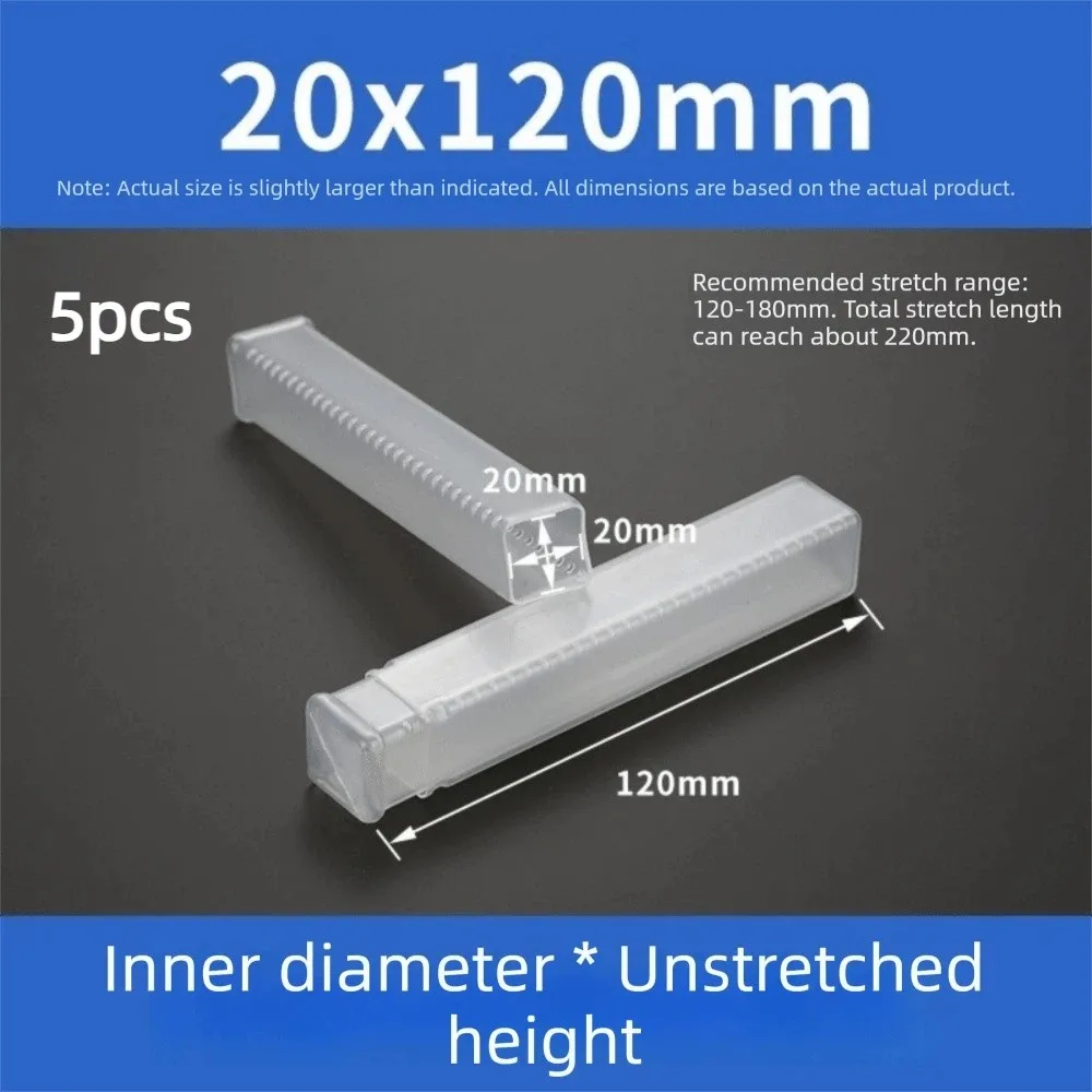 

Набор из 5 портативных квадратных коробок для сверл, прозрачные пластиковые упаковочные коробки, телескопические контейнеры для хранения аксессуаров