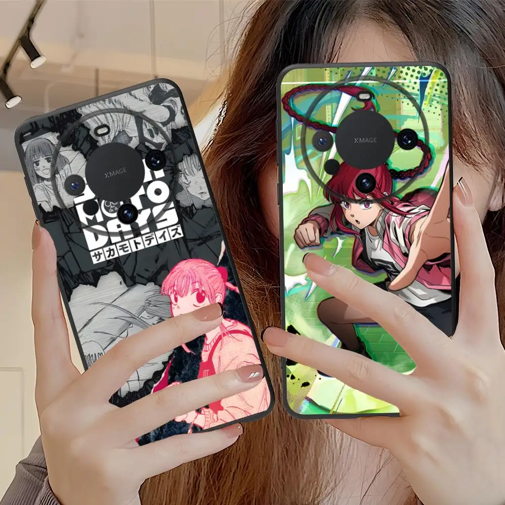 

Чехол для телефона Sakamoto Days Lu для Huawei Mate 60 50 40 30 20 10 Pro Plus Lite E 5G с цветным принтом, роскошный чехол для мобильных телефонов