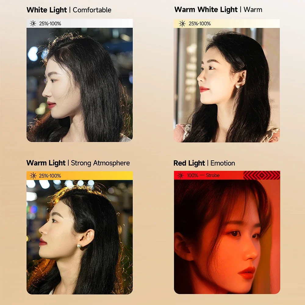 Fill Light 28W Magnetic LED Video Camera Lighting Handle &1/4in CRI≥95 2700K-6500K Cold Shoe for Video Recording Custom Gifts