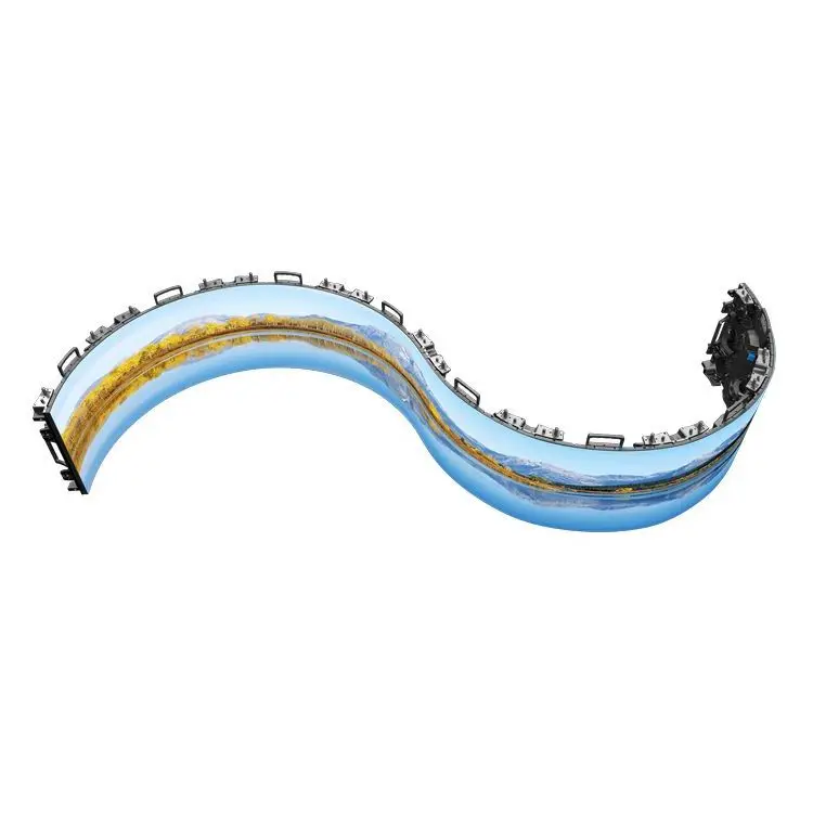 Vendita calda Noleggio Display a LED Schermo da backstage per concerti Videowall a LED per interni ed esterni Modulo LED flessibile P2.5