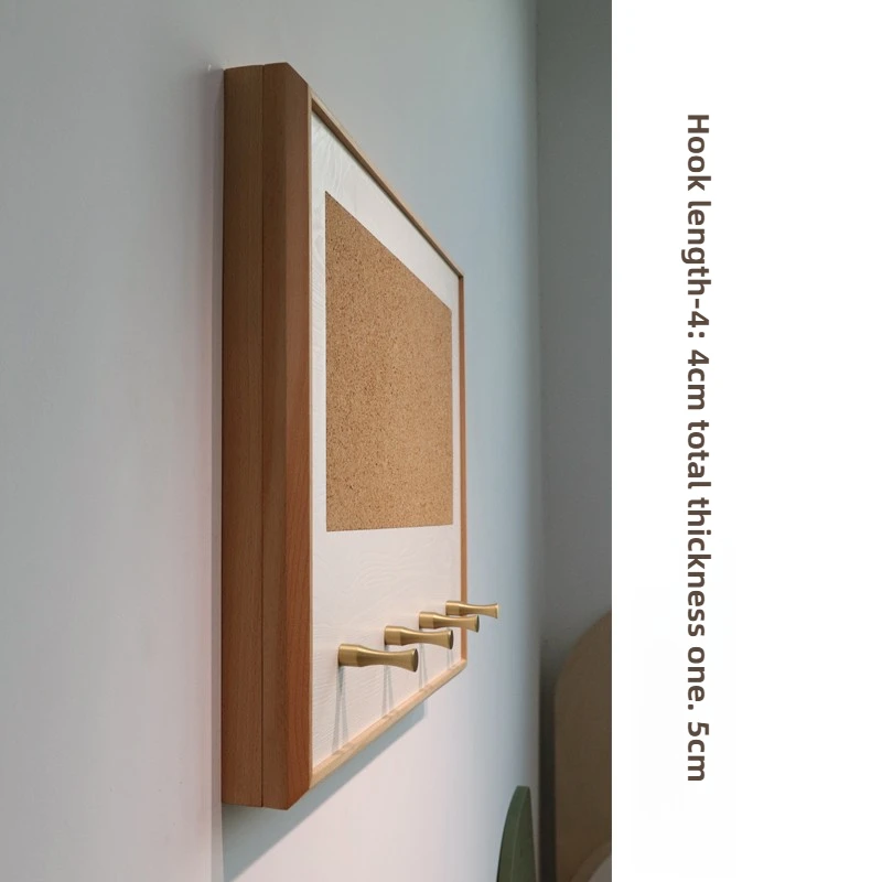 Creative Electric Switch Box Solid Wood Wall Stickers Distribution Box Covering Electric Meter Box Decorative Painting with Hook