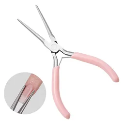 Acrylic Nail C Curve Pincher Pinching Tool Clamp Shaping Tweezers Manicure Nails Extension Clips UV Polish Extend Nail Tips