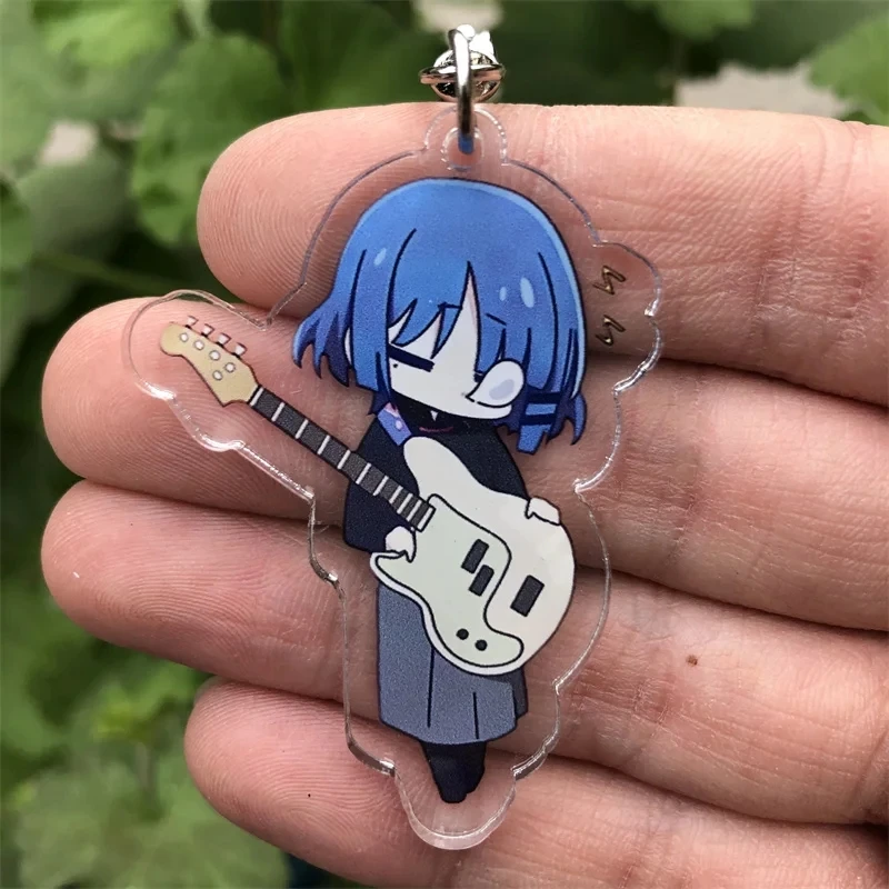 Acrylic Keychain Solitary Rock Goto Dui Di Zhi Hong Xia Shan Tian Liang Cartoon Anime Pendant