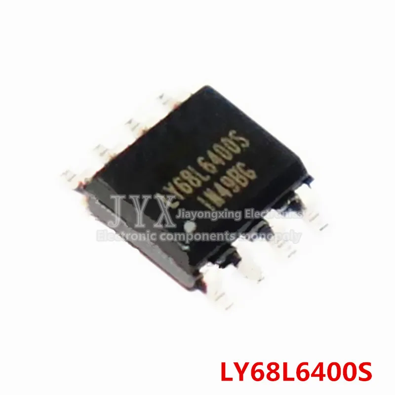 2pcs/lot LY68L6400SLIT LY68L6400S SMD SOP-8 SPI 64MB SRAM Memory chip ic