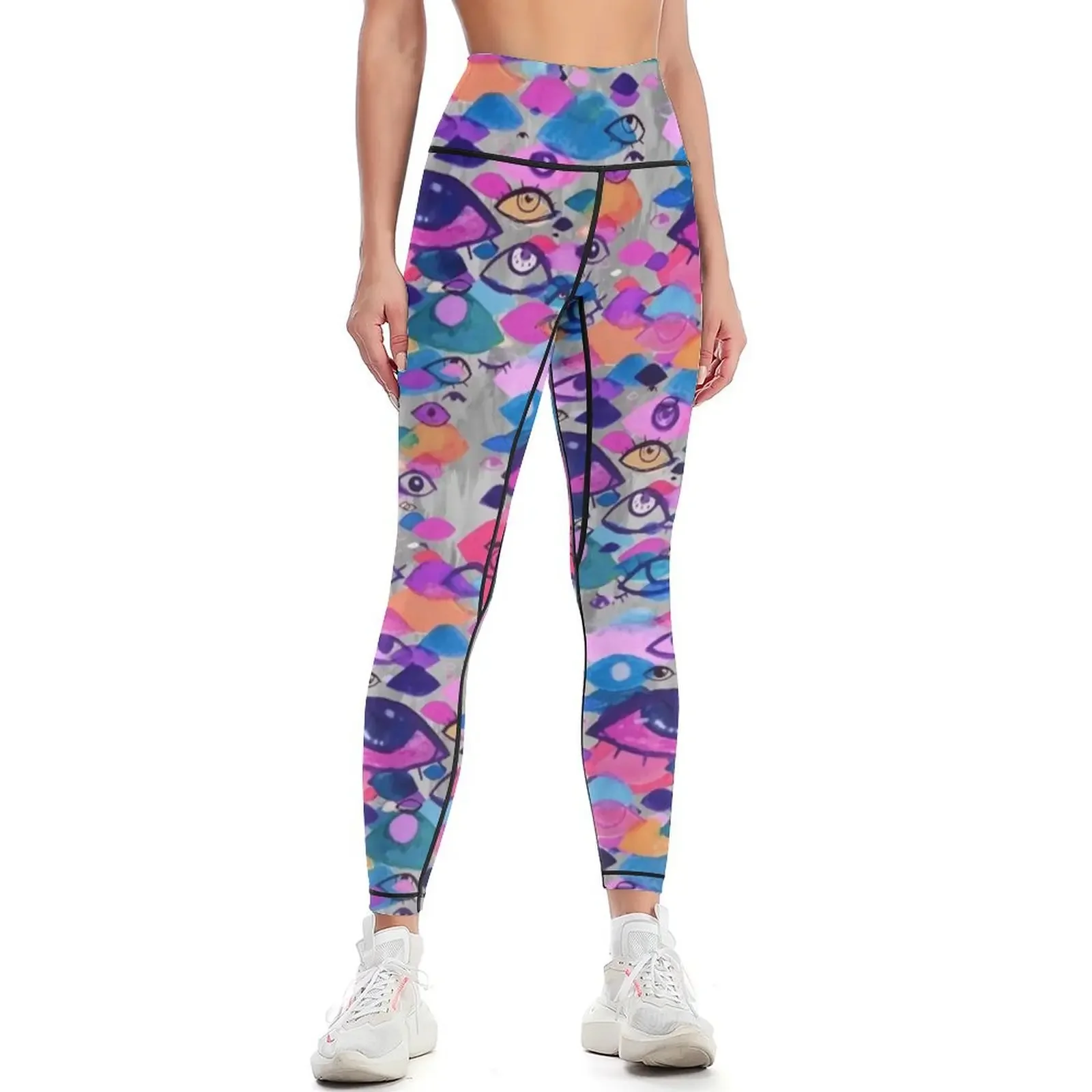 

Ocular Confetti Leggings Sportswear woman gym Training pants sport pants Women's push up Womens Leggings