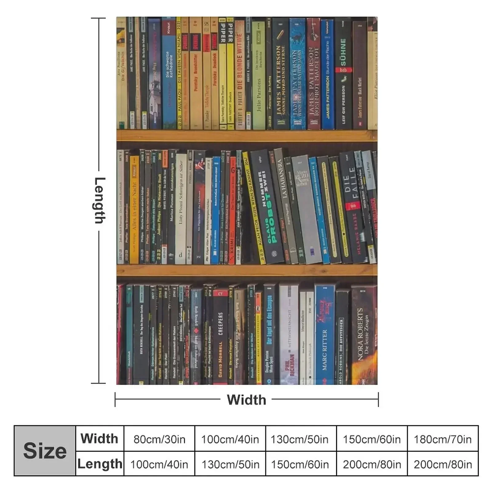 Bookshelf Books Library Bookworm Reading Pattern Throw Blanket Luxury christmas decoration Blankets