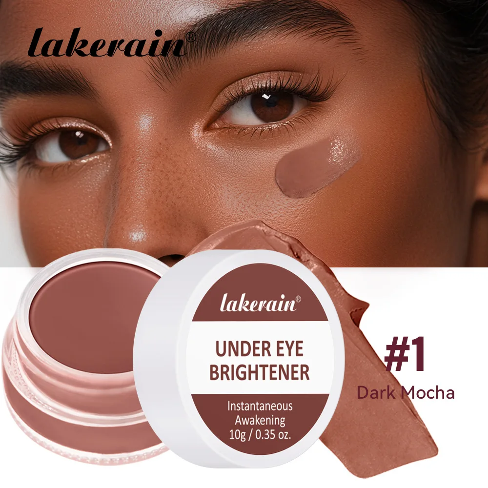 Corrector iluminador de ojos hidratante y crema para el contorno, cobertura completa, corrector de ojos de larga duración y corrector para un maquillaje de aspecto perfecto