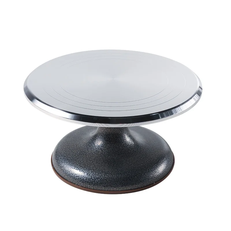 

10Inch Pastry Turntable Cake Stand Aluminum Alloy Professional Pastry Rotating Tray and Pastry Accessories Decoration Tool