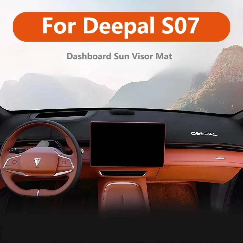 

For Deepal S07 2025 2026 Dashboard Anti Glare Mat Central Control Anti Slip Heat Insulation Protective Pad Interior Accessories