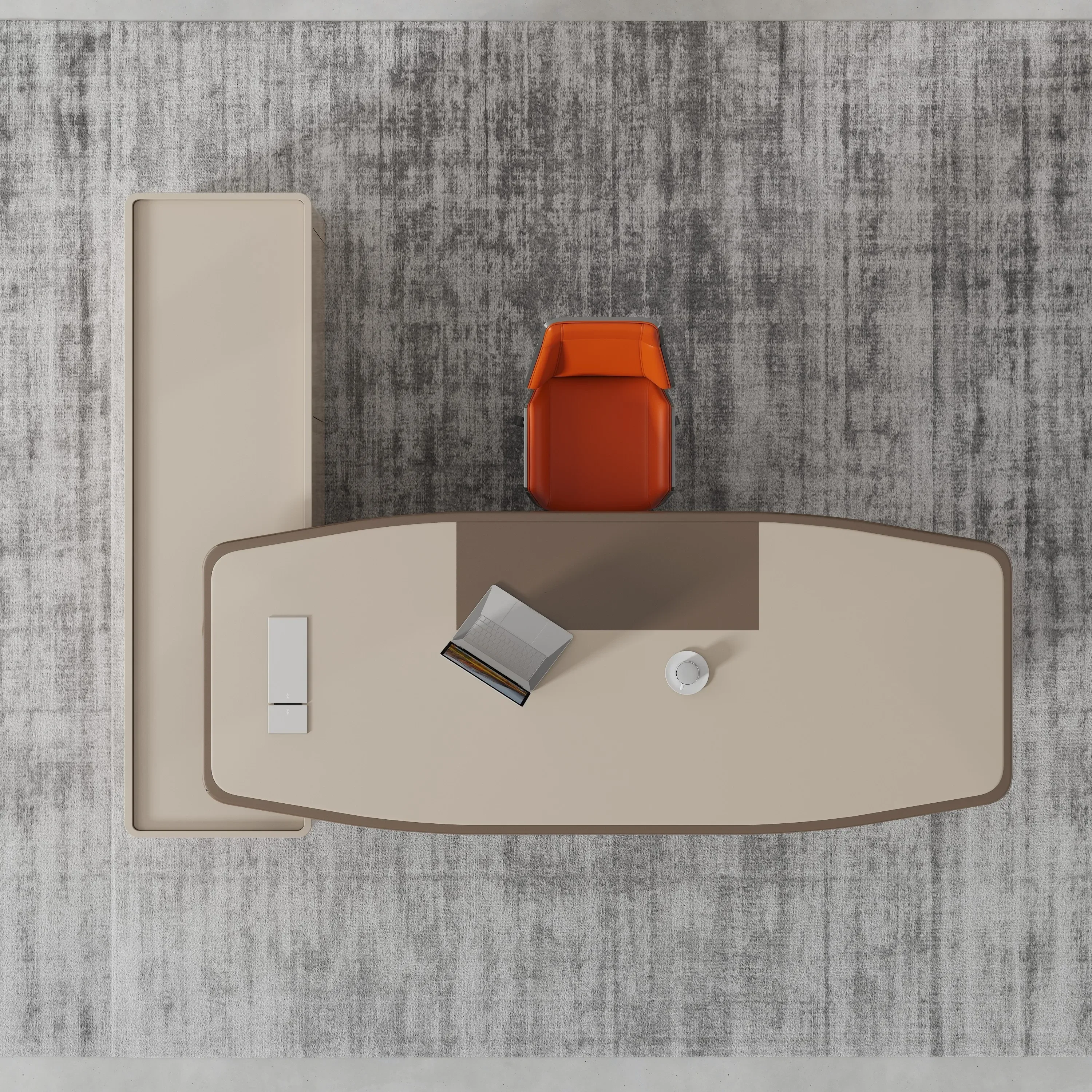 BTpies-Bureau de Luxe en Forme de L, avec Peinture Personnalisée, Style Moderne, Haute Technologie, 2024 Pièces