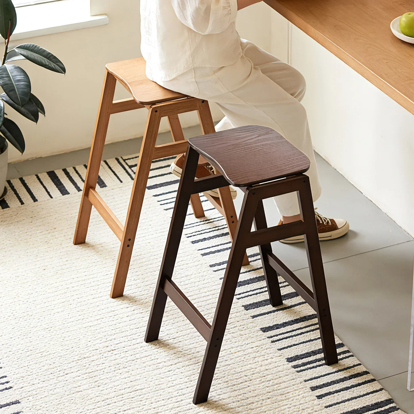 Chaise de bar multifonctionnelle, tabouret haut de café, chaise de bar simple et moderne, table à thé Takashimadai, chaise de négociation et de loisirs