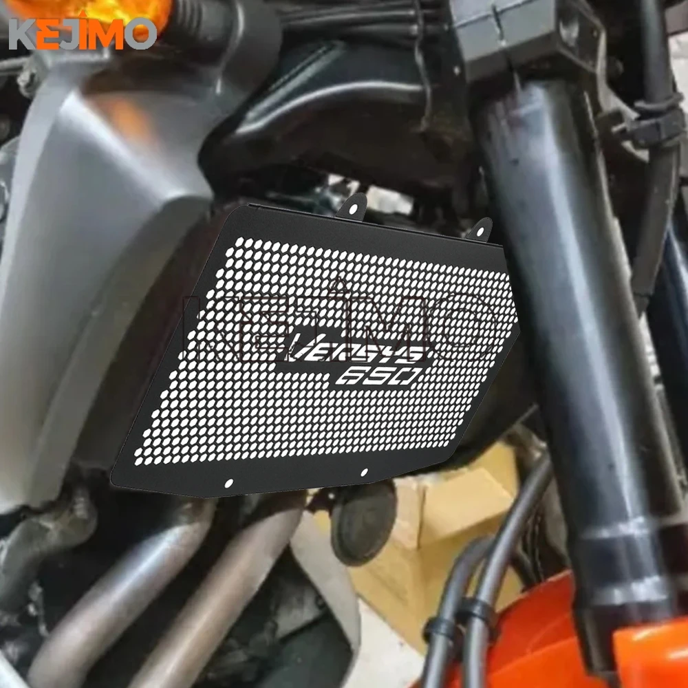 

FOR KAWASAKI VERSYS650 ABS Versys650 KLE650 2007-2014 2013 2012 2011 Motorcycle Radiator Guard Tank Grille Protector Mesh Cover