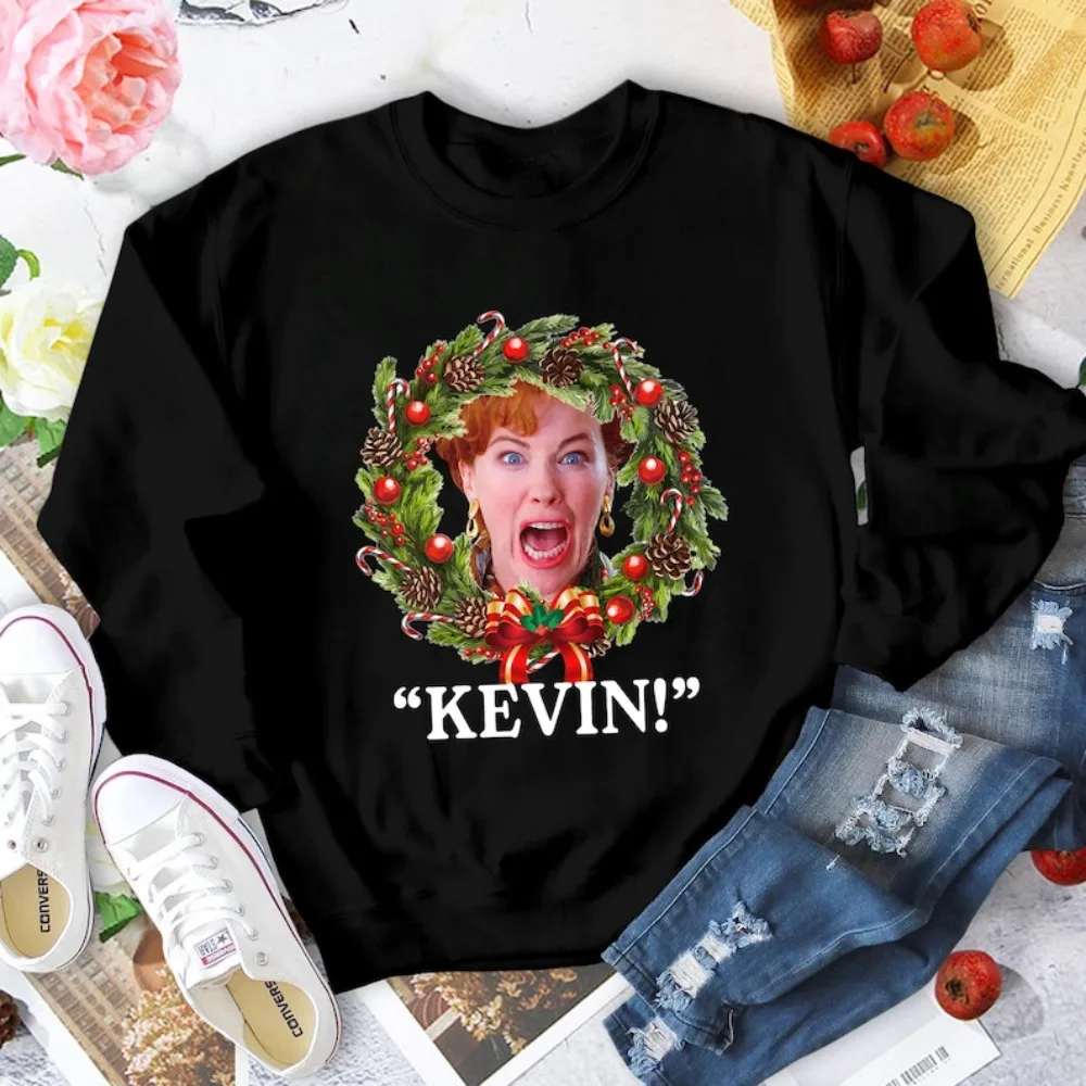 كيفن هوم وحده عيد الميلاد البلوز كيت McCallister المنزل وحده قمم المنزل وحده عطلة سترة كيت McCallister هدية هوديس