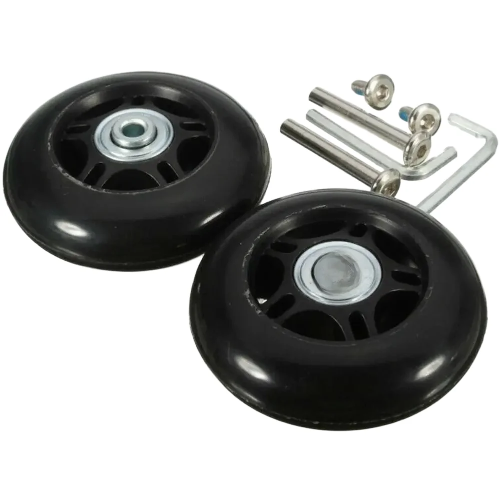For Smooth Hotel Floors Suitcase Replacement Parts Long Lasting Luggage Wheels Luggage Wheels Noise Reducing Design