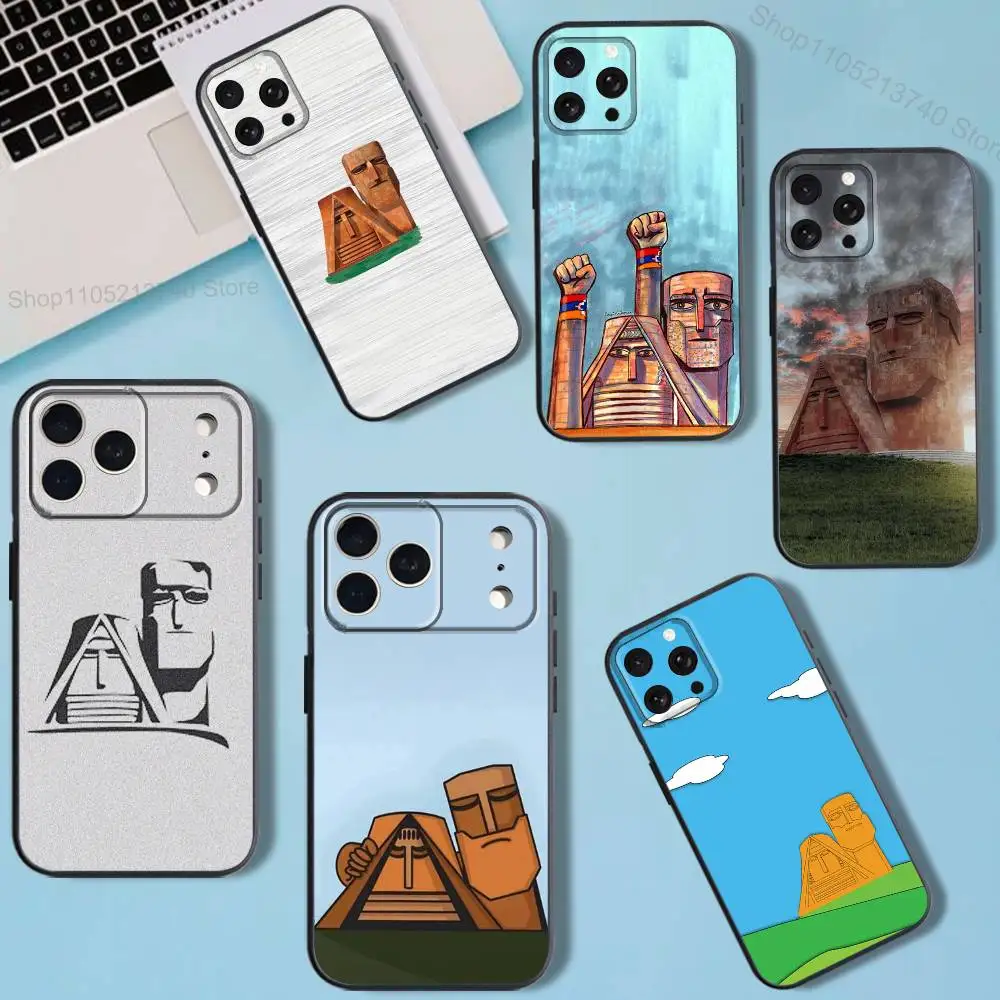 

F-FlagS Art A-Armenia cool Phone Case For iPhone 11,12,15,16,17,13,14,Pro,Max,Plus,E,Mini,Air,SE4 Black Soft Box