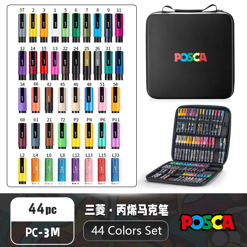 POSCA アートマーカーまたはキャリングケース口紅オーガナイザー 72