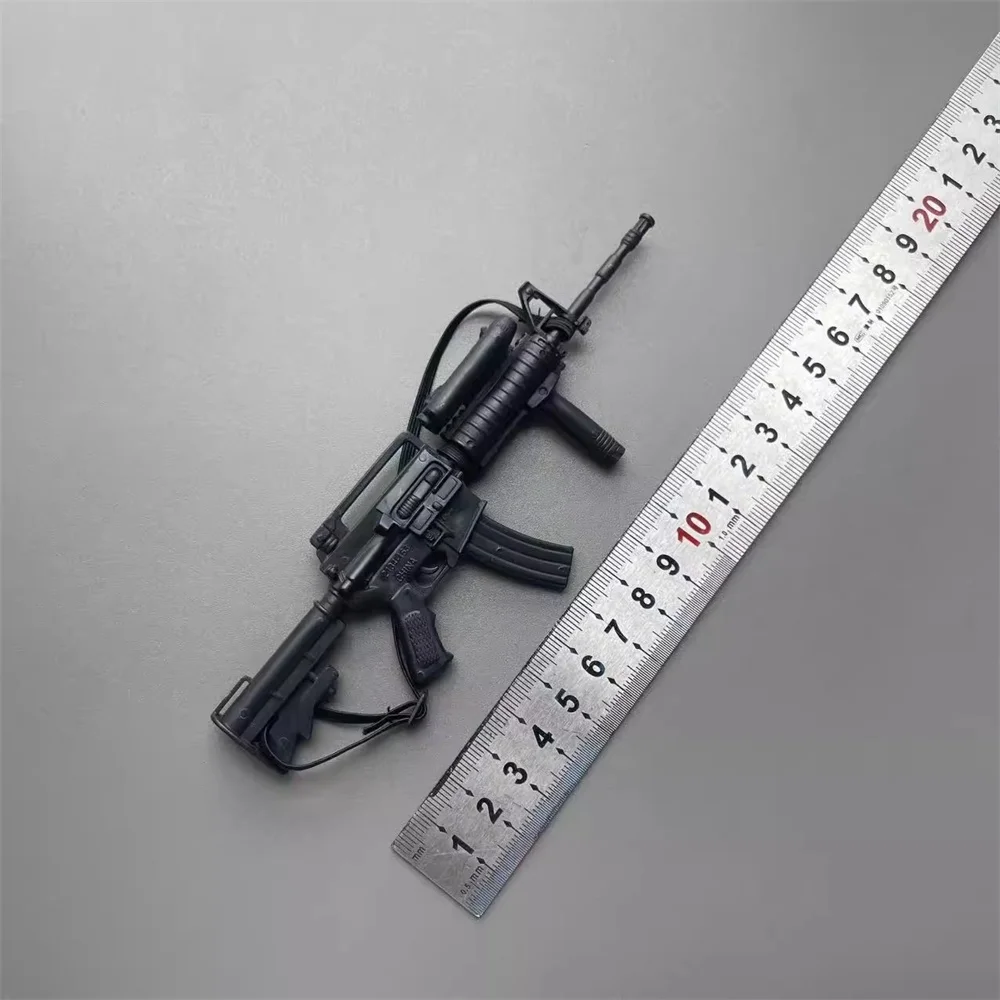 

Big Sales 1/6th Modern US. Soldier Doll Mini Toys Weapons Model M4 PVC Material Not Real For 12" Doll Figure Scene Component DIY