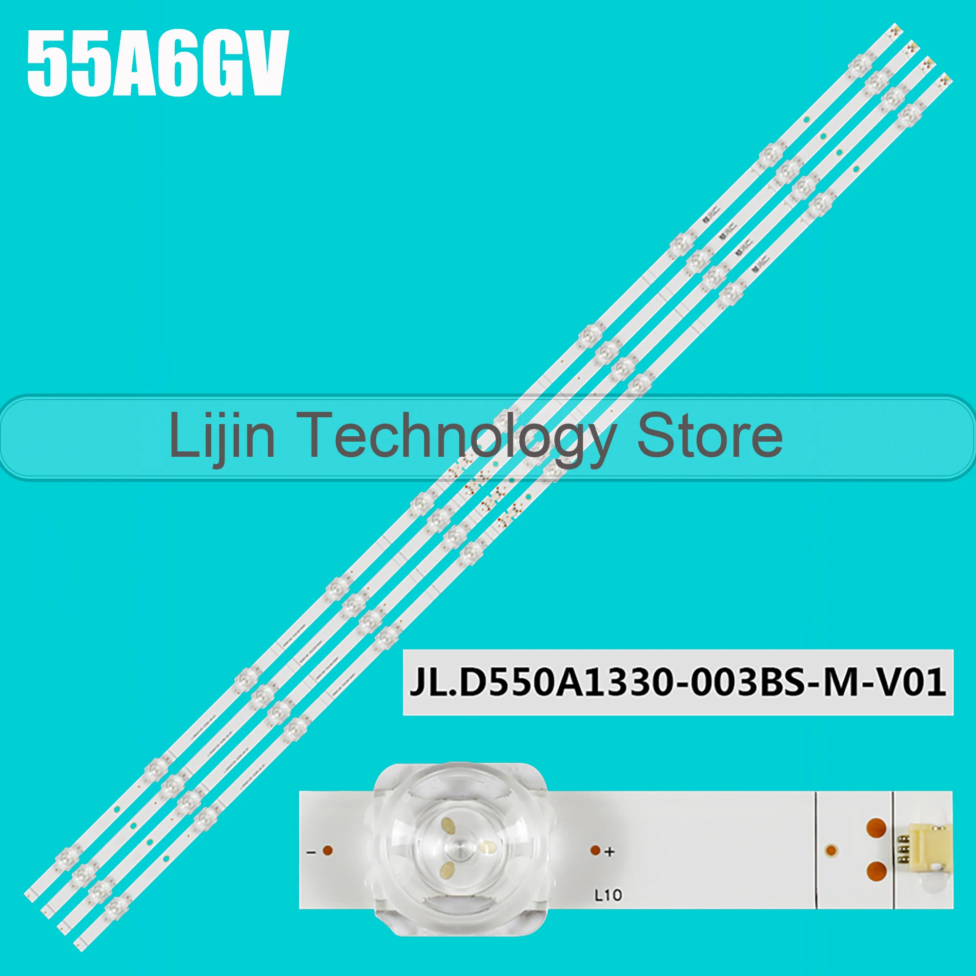 

LED Backlight FOR 55R6G 55A6GV 55R6095G5 55R6070G 55C350KU HD550Y1U62-T0L6 JL.D550A1330-003BS-M_V01 ZD_SSC_D550_4X10_01_V2.20