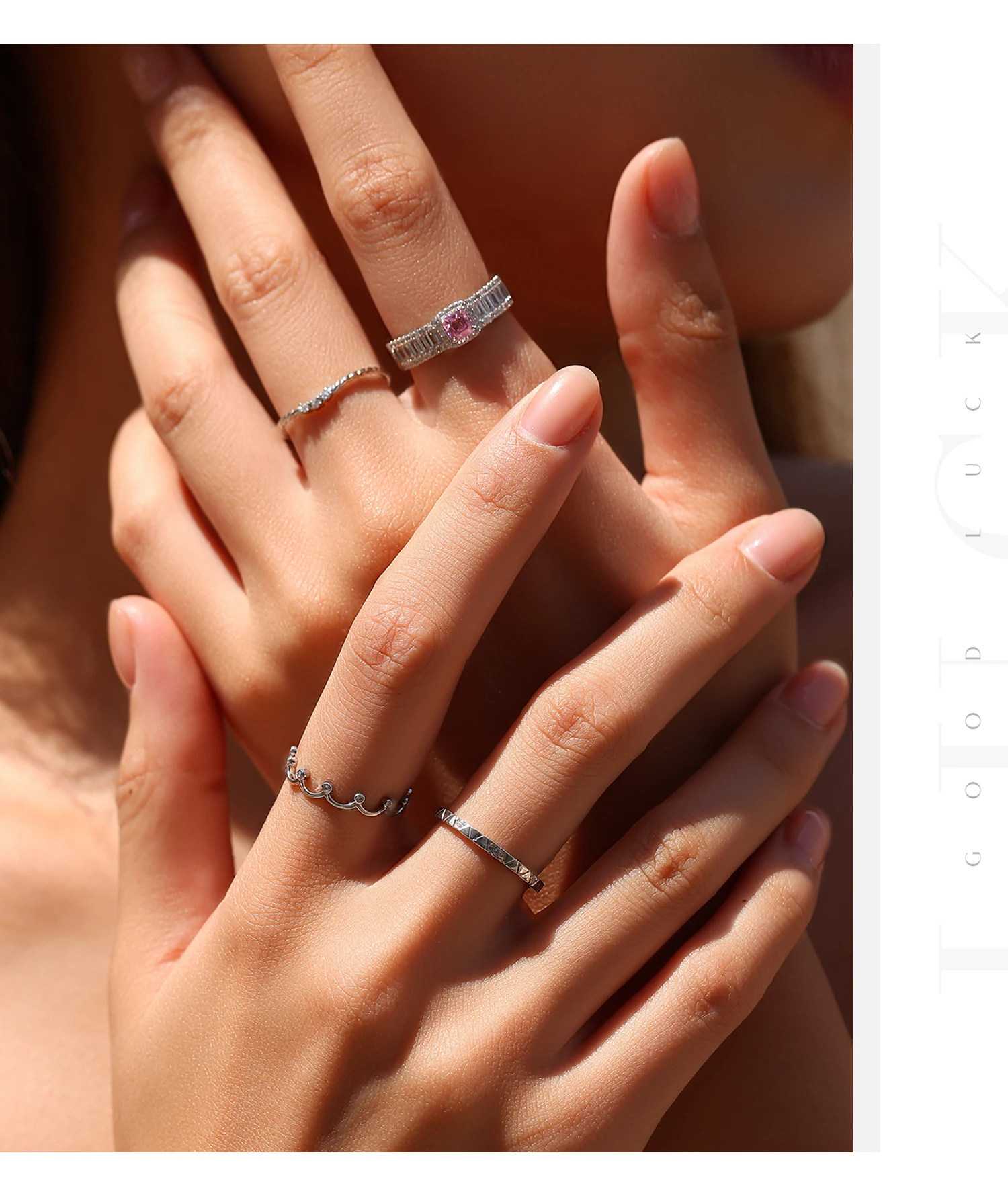 MODIAN 0.4CT Light Pink Moissanite Ring 925 Sterling Silver Luxury Asscher Cut Lab Diamond Finger Ring For Women Fine Jewelry