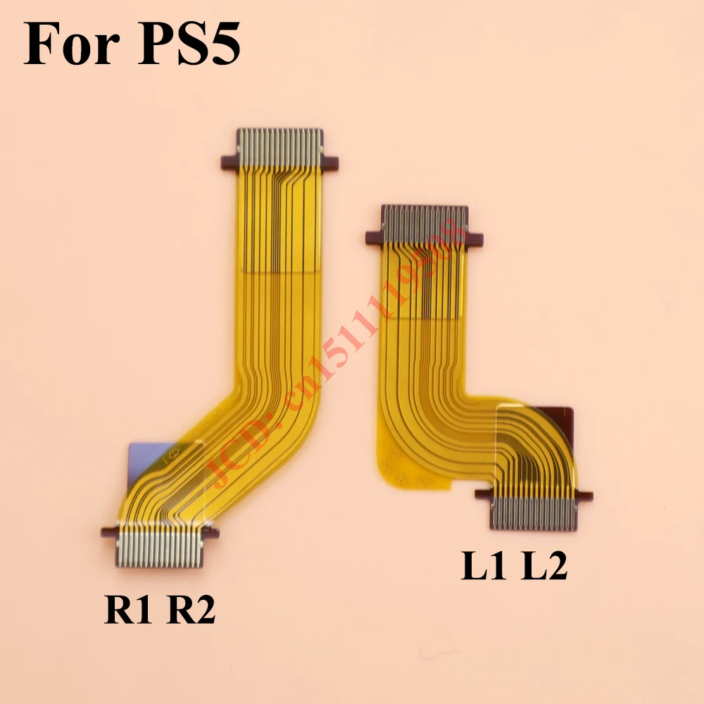 Левый и правый R1 R2 L1 L2 Двигатель для подключения ленточного гибкого кабеля Ручка кнопок Плата для контроллера PS5 V1.0 V2.0 V3.0 Сенсорный ленточный кабель