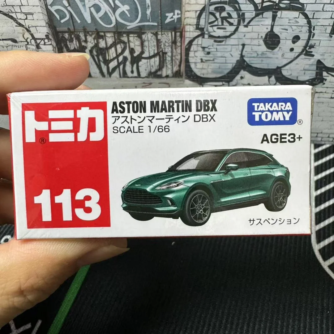 

TAKARA TOMY Tomica Asia No.113 Aston Martin DBX Литье Статический сплав Автомобиль Литой под давлением Металлический режим Коллекция Дисплей Игрушка в подарок