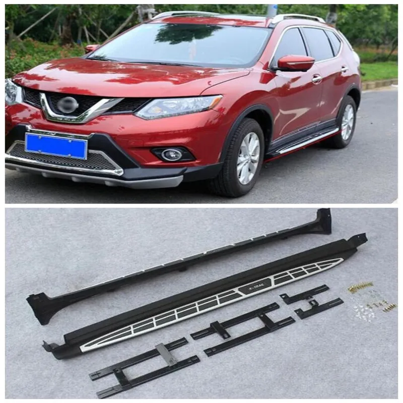 

Fits For Nissan X-Trail 2014-2020 High Quality Aluminum Alloy Running Boards Side Step Bar Pedals