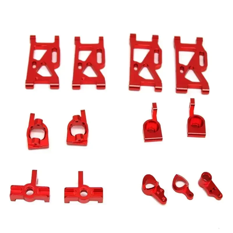 المعادن توجيه سوينغ الذراع قاعدة C المحور الخلفي مقعد الجمعية ترقية أجزاء ل Wltoys 144001 1/14 RC سيارة