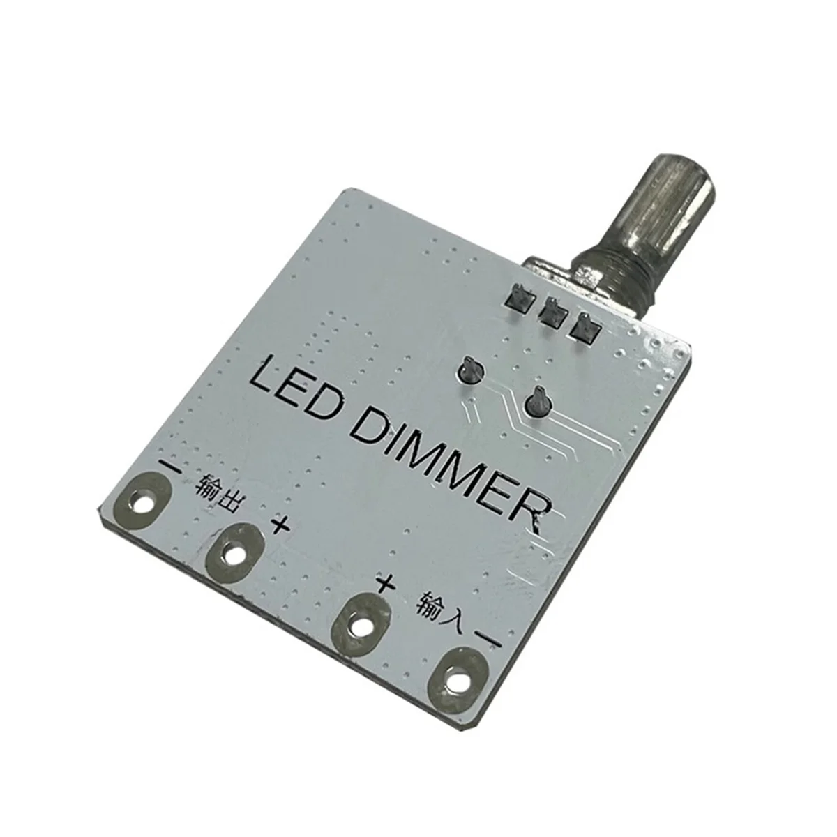 LED Constant Voltage Dimmer Board Control Module Table Lamp Stepless Knob Potentiometer Live Fill Light Dimmer Module,A