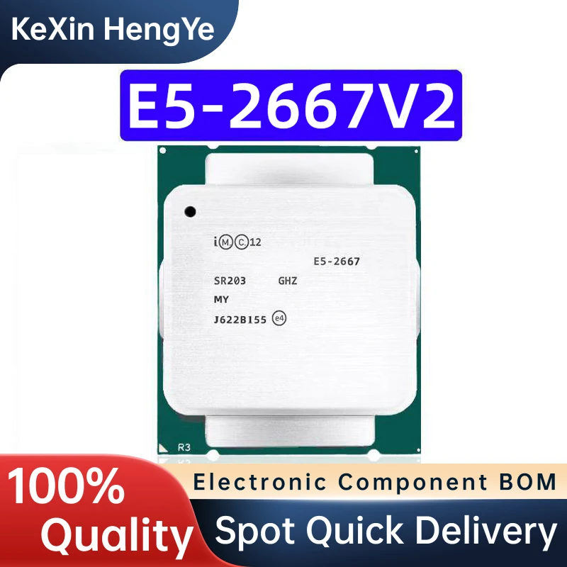 

Процессор Xeon E5-2667V2 E5 2667 V2, 8-ядерный, 3.3 ГГц, LGA 2011, поддержка памяти DDR3