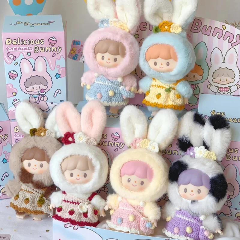 

Delicious Bunny Series Vinyl Plush Doll Action Figure Toys Bunny Anime Figure Cute Girls Collectible Model Toys Surprise Gifts