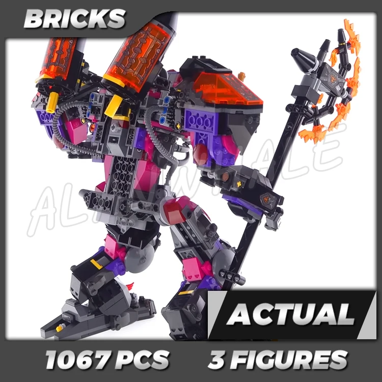 

1067pcs Monkey Villain Demon Bull King Mech Flame Thrower Princess Iron Fan 11543 Building Kits Toys Compatible With Bricks