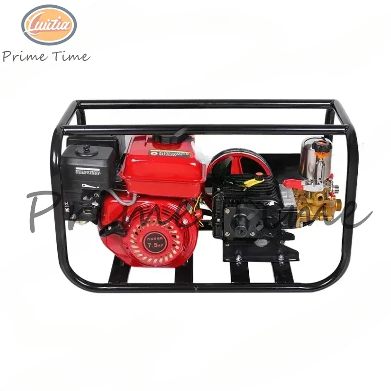 Four-stroke Gasoline High Pressure Sprayer Agricultural Orchard Sprayer Triple Cylinder Plunger Pump Sprayer