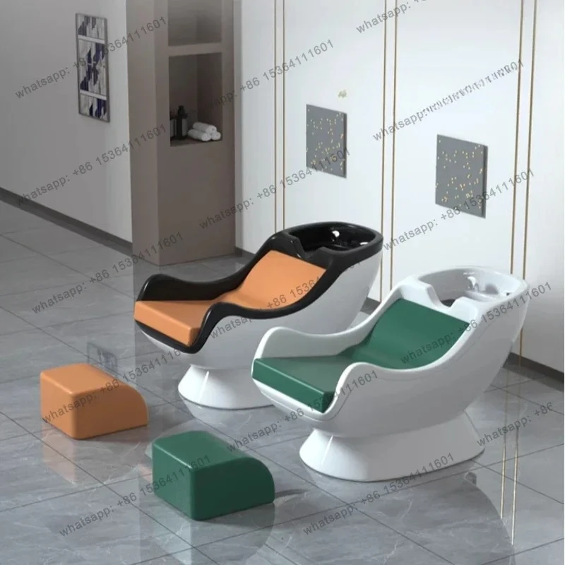 Barber Shop Shampoo Bed Hair Salon Special Hair Salon Semi-reclining Shampoo Bed All-in-one Sitting Beauty Salon Bed