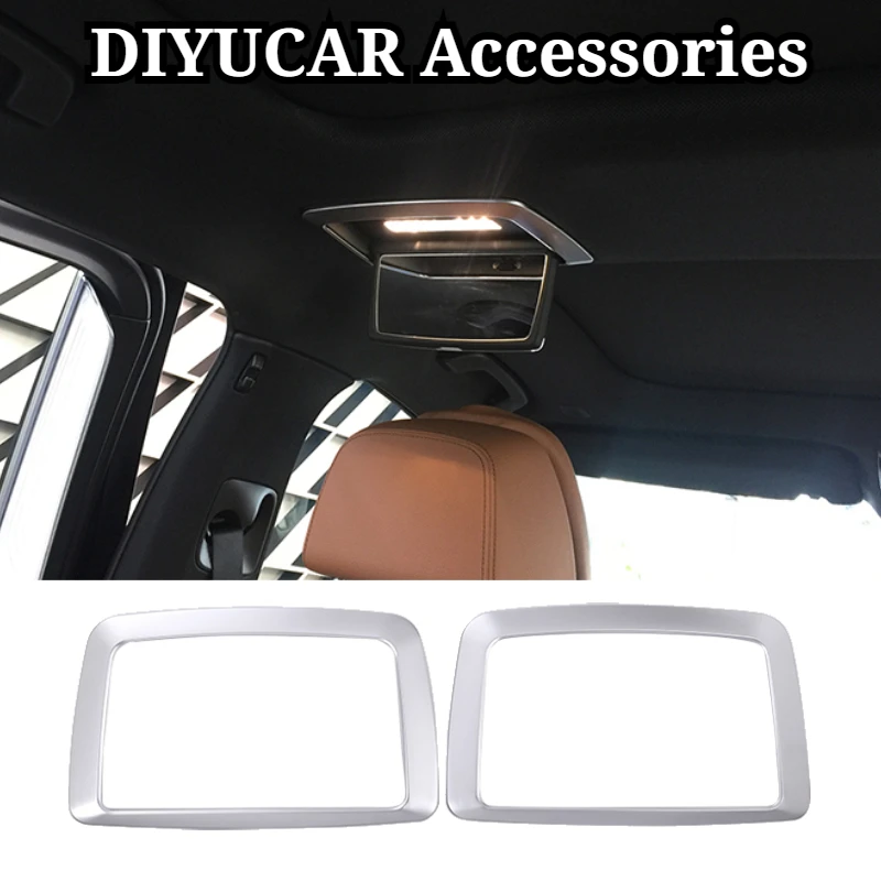For BMW 7 Series G11 G12 16-17 5 Series G30 2018 ABS Car Rear Makeup Mirror Reading Light Cover Trim Interior Car Accessories