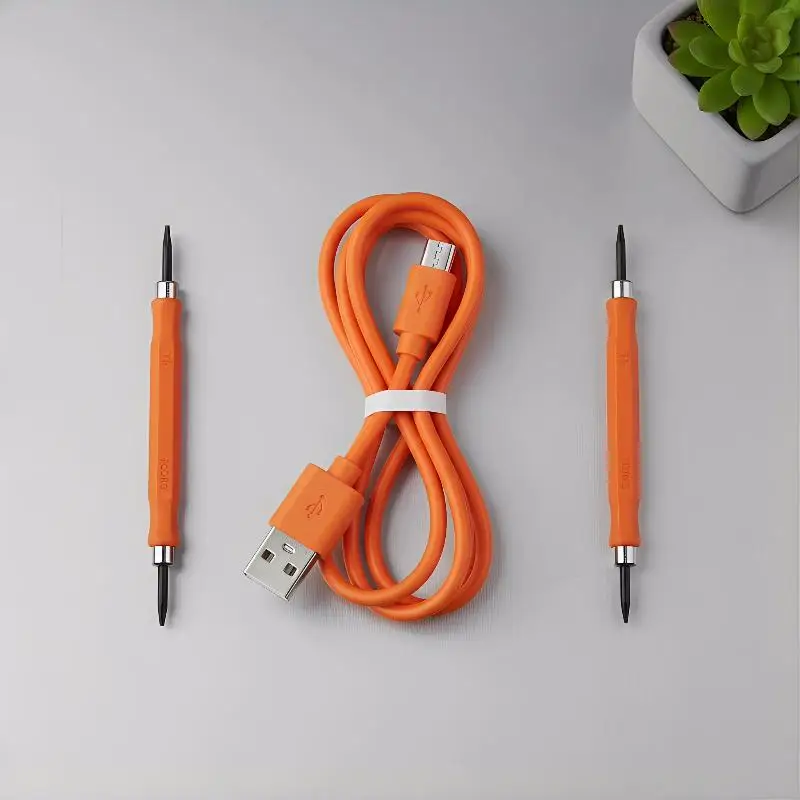 3.3ft/mUSB charging cable for replacing copper core household doorbell charging cable with circular doorbell