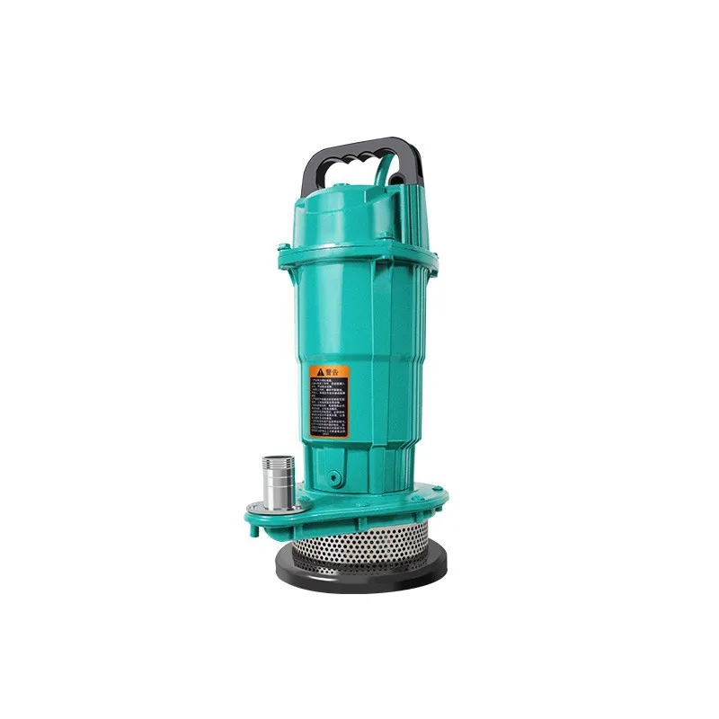 220V High Lift and Large Flow Submersible Pump Small Vegetable Watering Deep Water Well Farmland Irrigation Pump