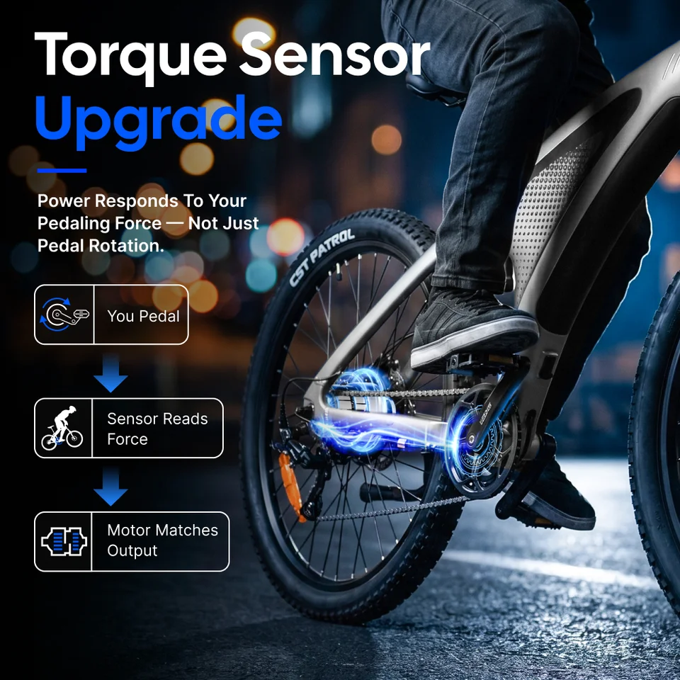 HUANCI Q5 E Bike 2000W Electric Dirt Bike Off-Road Electric Bikes 48V 20AH Electric Bicycle 57km/h 27.5 Inch Ebikes Adults Bike image 10