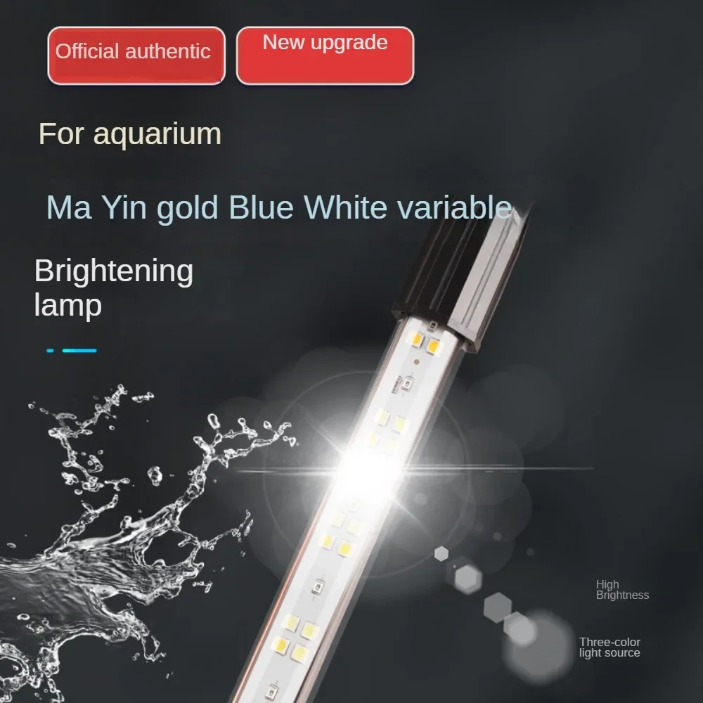 LED Light Strip for Fish Tank - Amphibious Aquarium Lighting Sunlight & Moonlight for Ornamental Arowana - Enhances Fish Color G