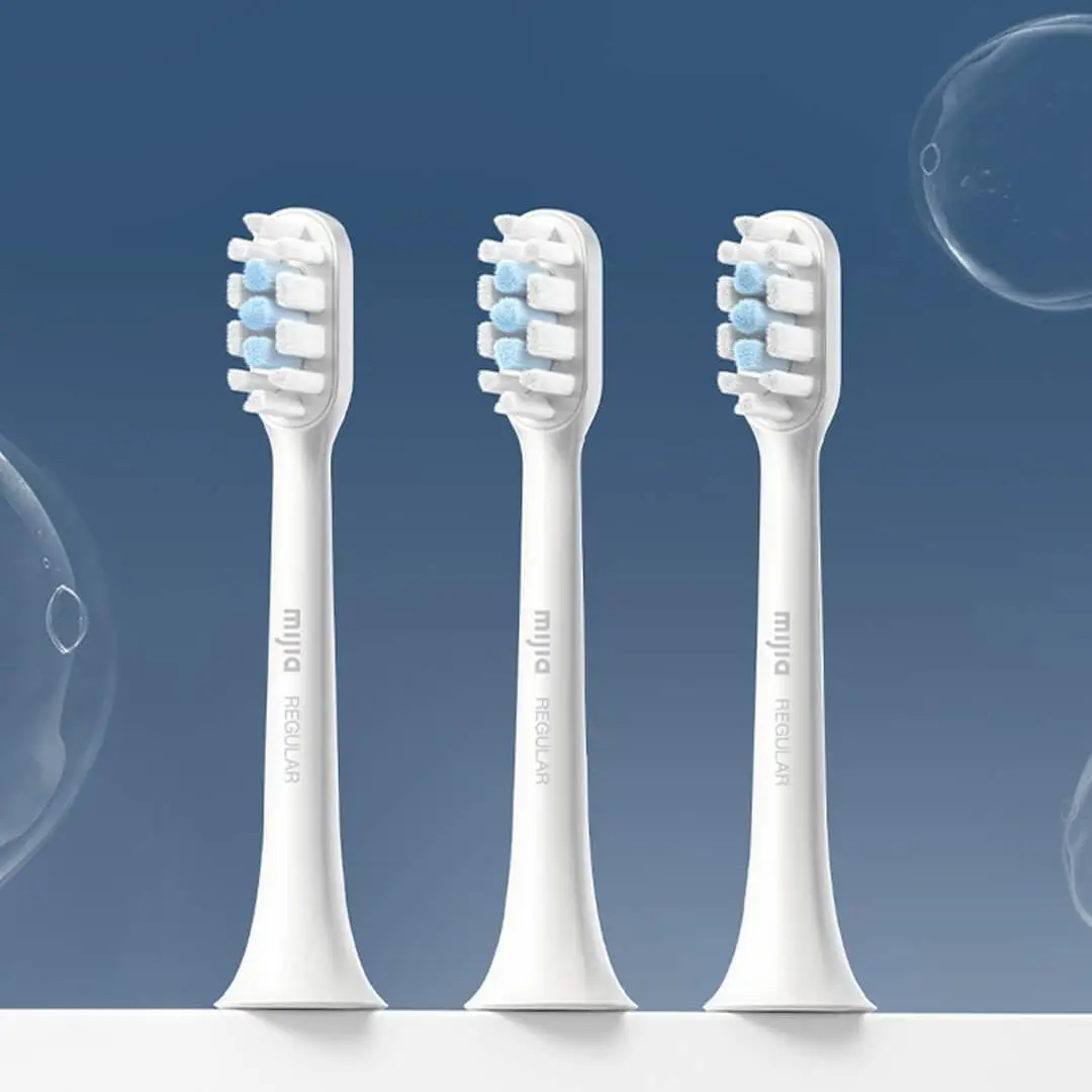 3pcs/6pcs Original MIJIA T302 Sonic Toothbrush Heads Teethbrush Replacement Heads Sonic Oral Hygiene Mi Oral Clean image 5